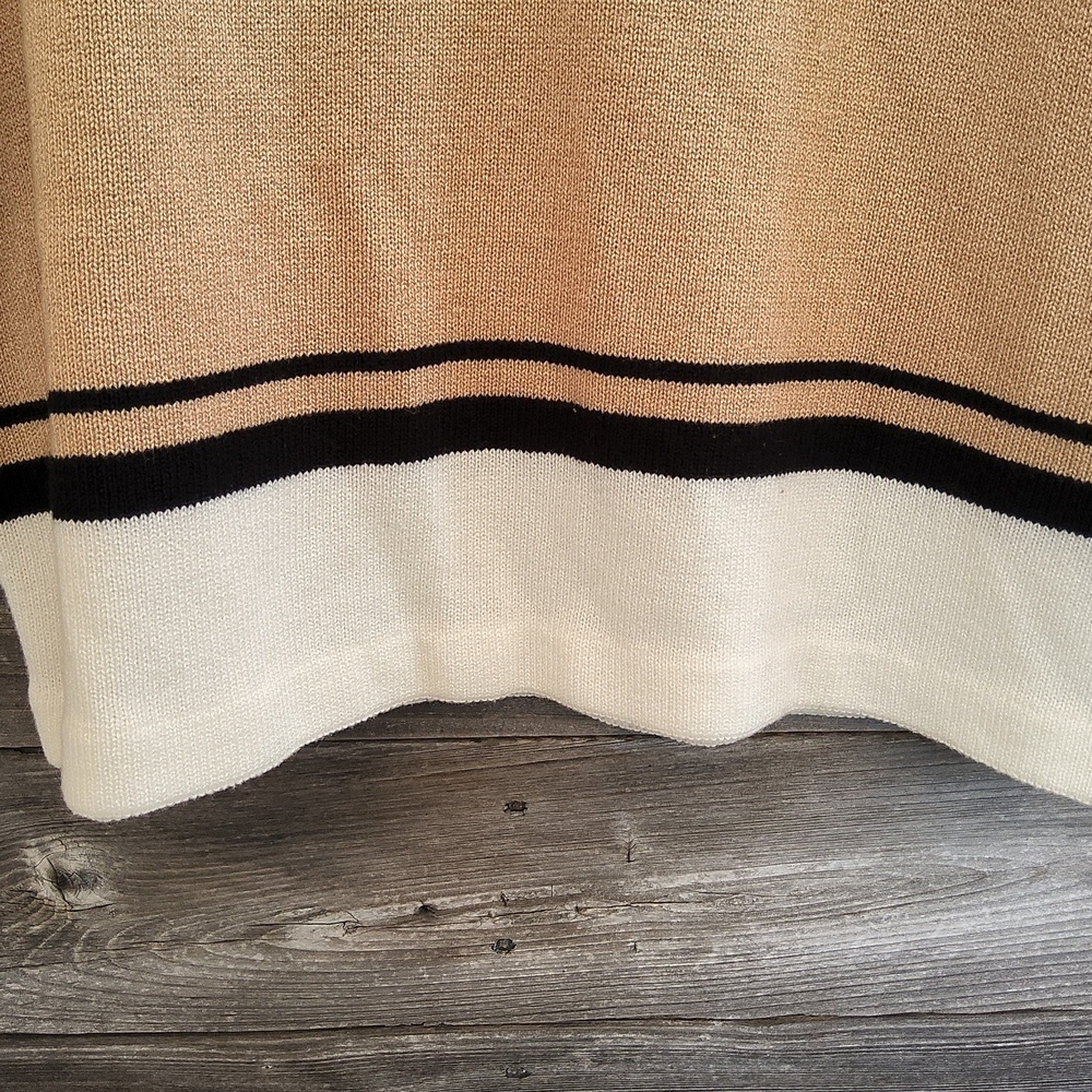 Talbots Beige Knit Sweater Size XL - Picture 4 of 8
